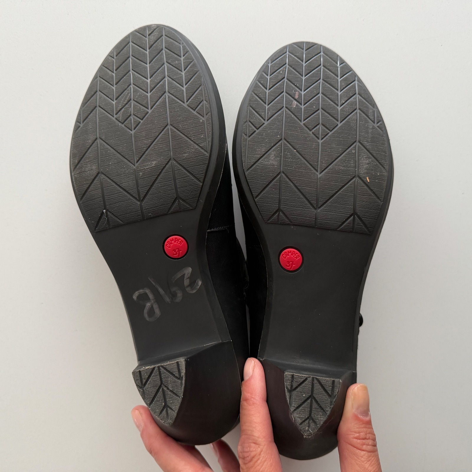 Camper Euc Helena Bajo Almond Toe Mary Jane Black Comfort Heel Shoe Eu 37 Us 7 — image 7 of 7